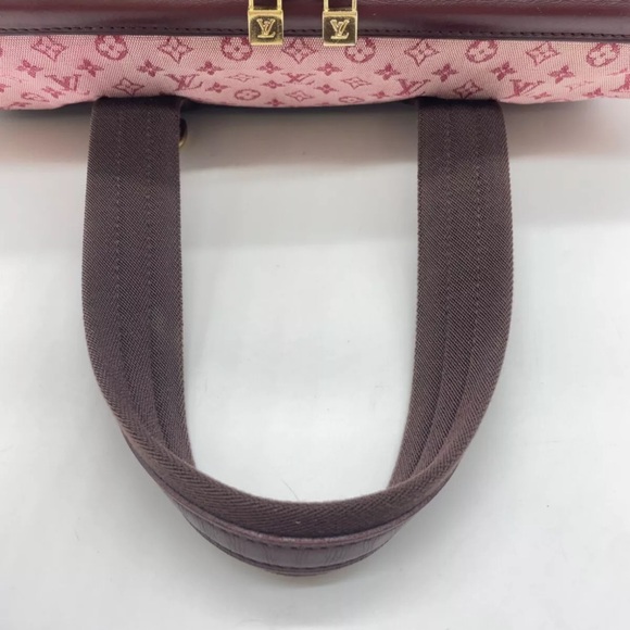 Auth Louis Vuitton Monogram Mini  Red Josephine GM M92311 Hand Bag NS090811 - Picture 8 of 16